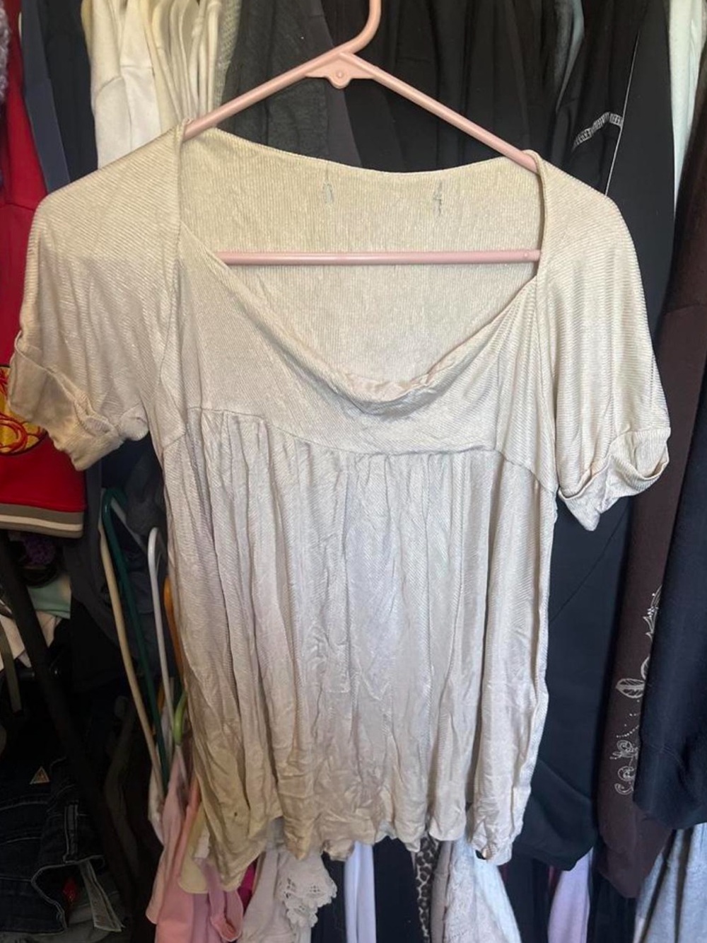 Light-Golden Sparkle shirt